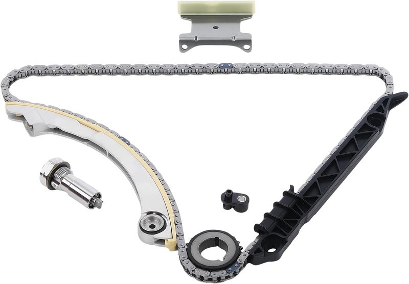 GEARCESS Engine Timing Chain Kit w/Chain Guide Rail Tensioner Sprocket fit for Chevy Equinox Captiva, fit for Buick Regal Verano, fit for GMC Terrain, fit for Pontiac, 2.0 2.2 2.4L, Replaces# 12680750 - Image 1